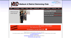 Desktop Screenshot of madswimming.org.uk